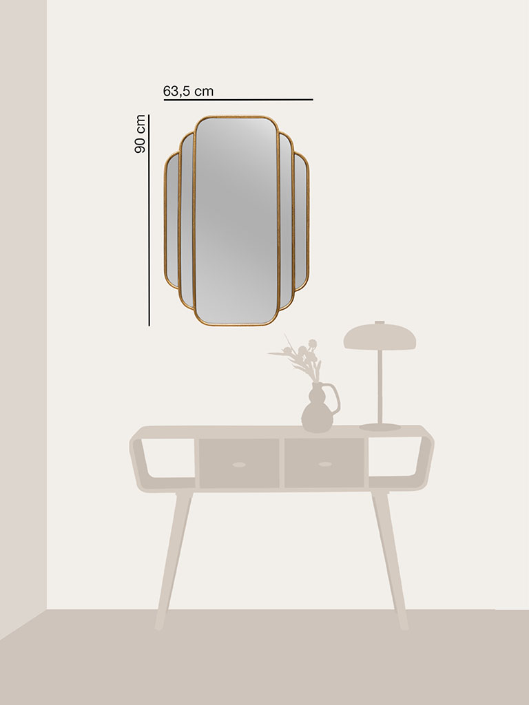 Mirror golden edge Wagner - 4