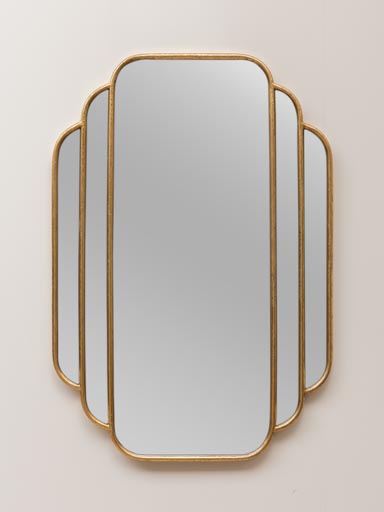 Miroir Wagner bord doré