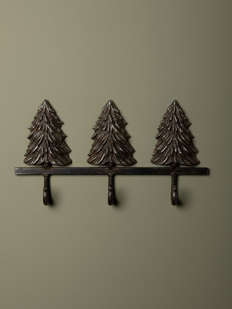 Triple hook with pinetrees - 1