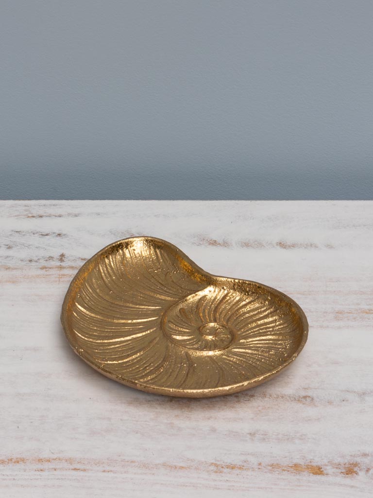 Golden shell trinket tray - 3