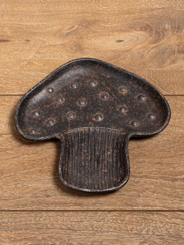 Mushroom trinket tray cast iron - 4