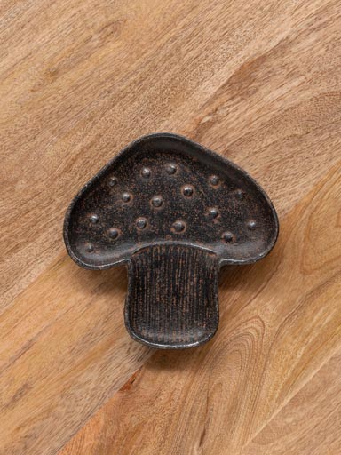 Mushroom trinket tray cast iron