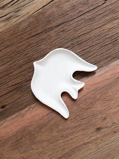 Trinket tray white bird