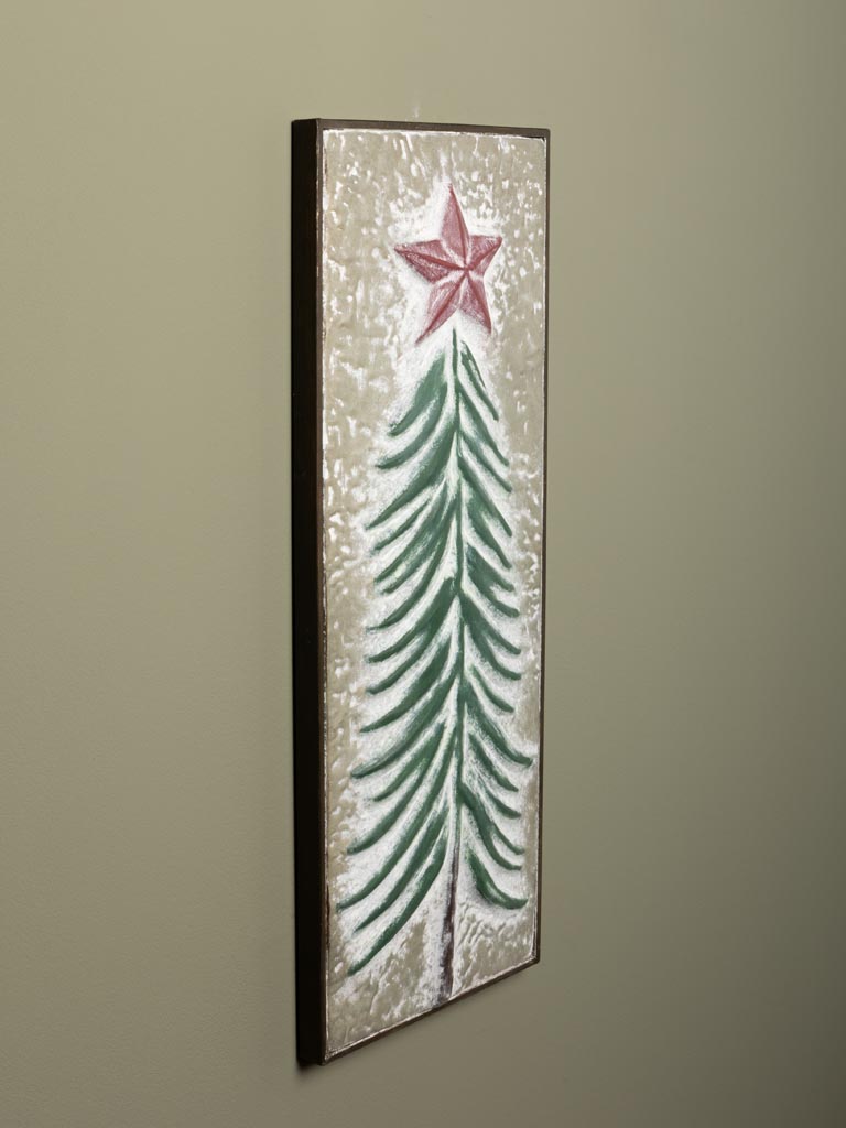 Metal plaque xmas tree - 5