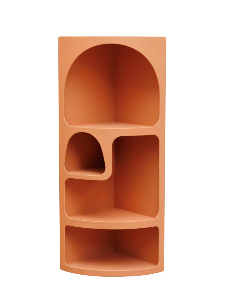 Terracotta corner shelf Alcove - 2