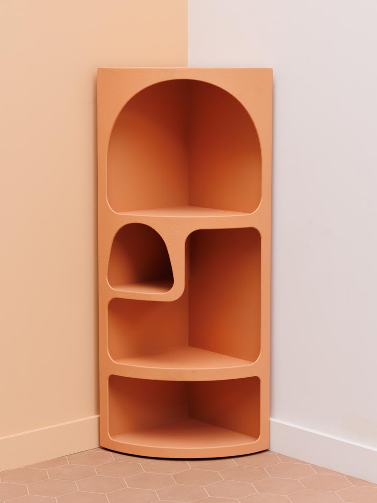 Terracotta corner shelf Alcove - 1