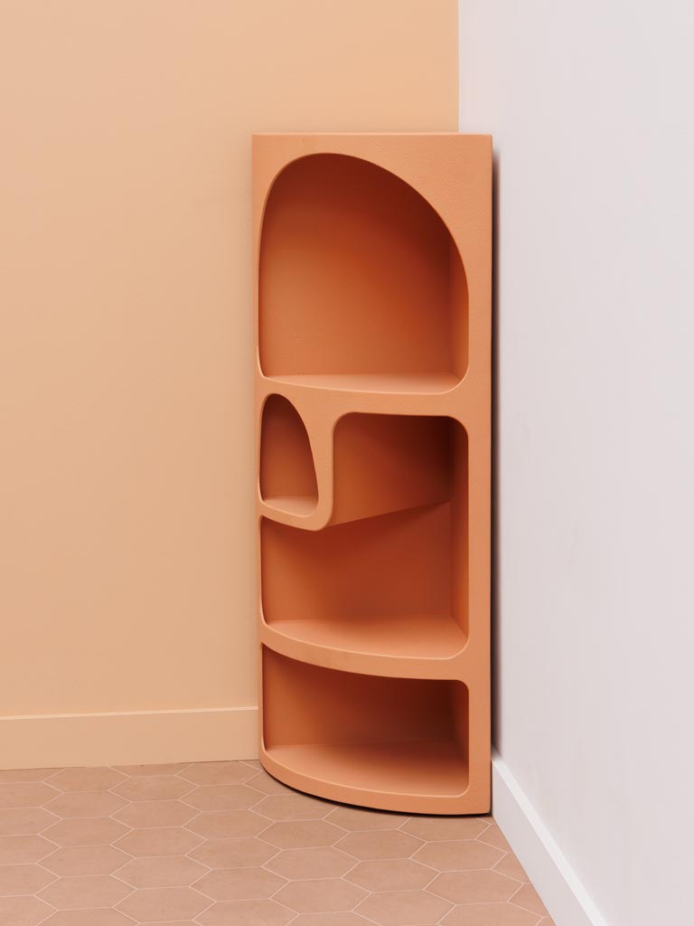 Terracotta corner shelf Alcove - 3