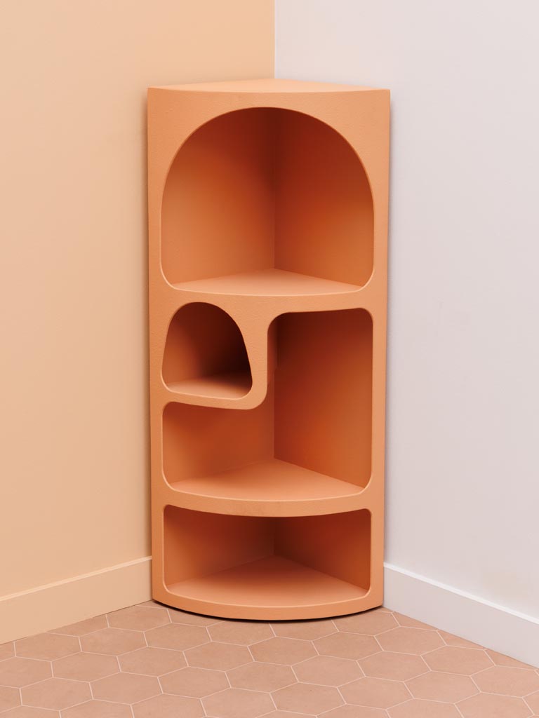 Terracotta corner shelf Alcove - 5