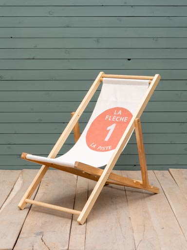 Outdoor wooden foldable chair 1 La flèche