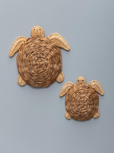 S/2 turtles in rattan and water hyacinth