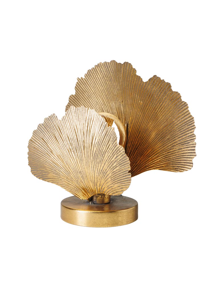 Table lamp with 2 Ginkgo leaves - 2