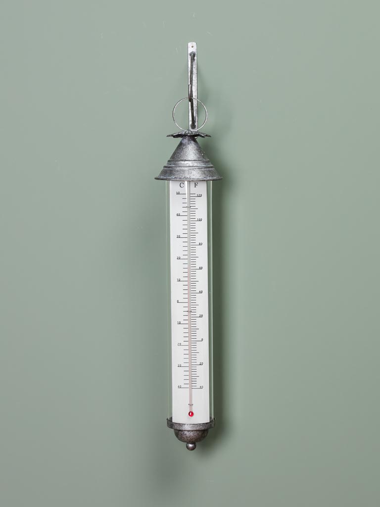 Wall thermometer zinc style - 1