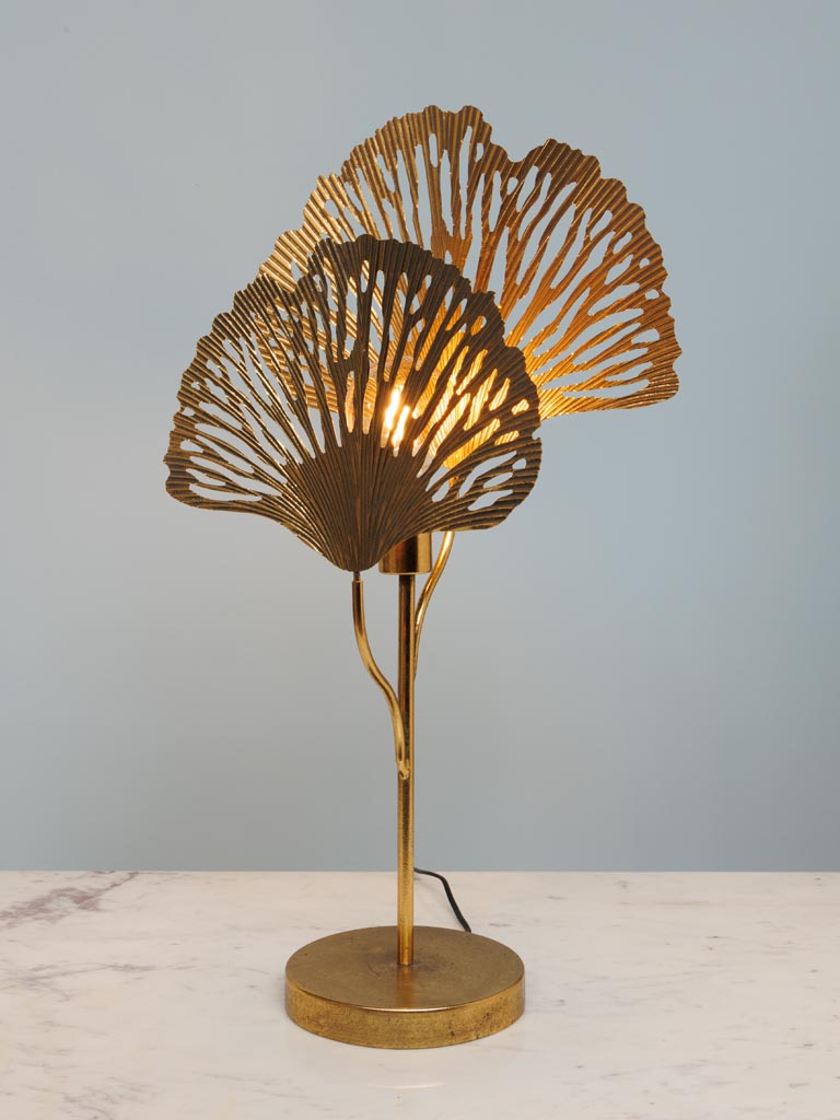 Table lamp golden coral lace - 3