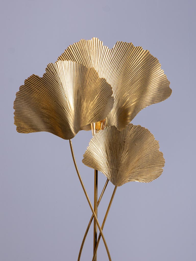 Lampe sur pied feuilles de Ginkgo - 4