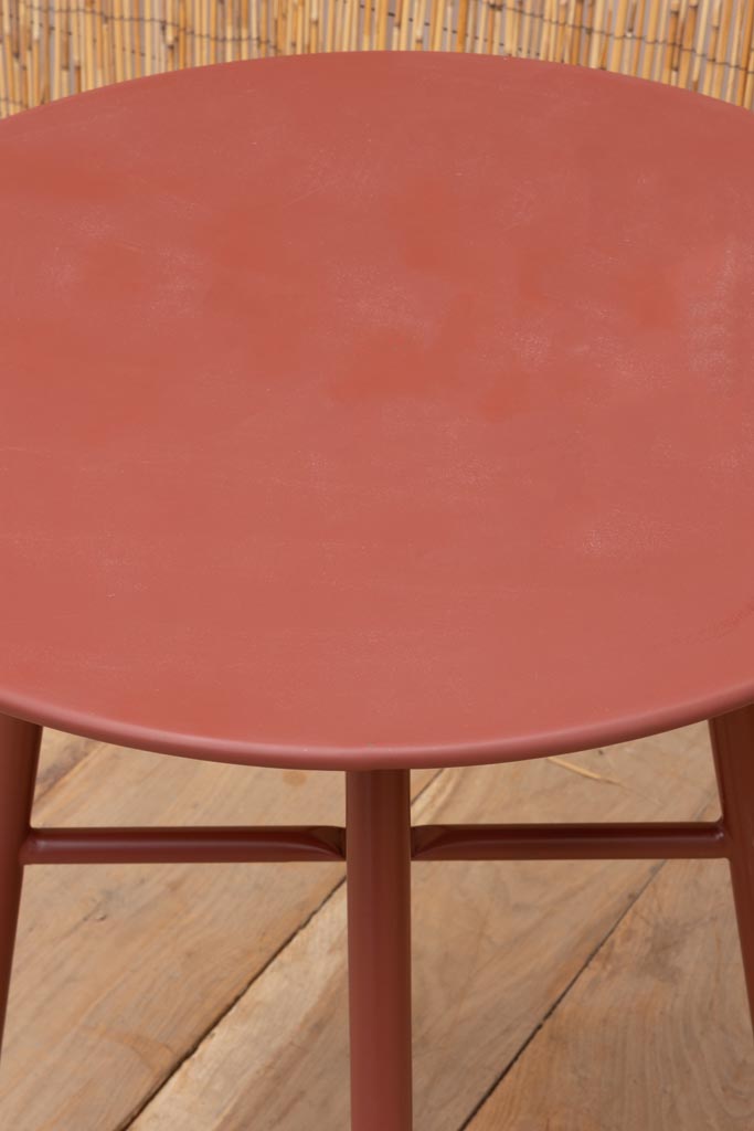 S/2  chaises rouges et table Tikka - 8