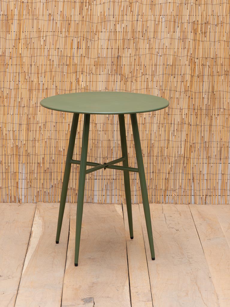 S/2 chaises vertes et table Tikka - 4