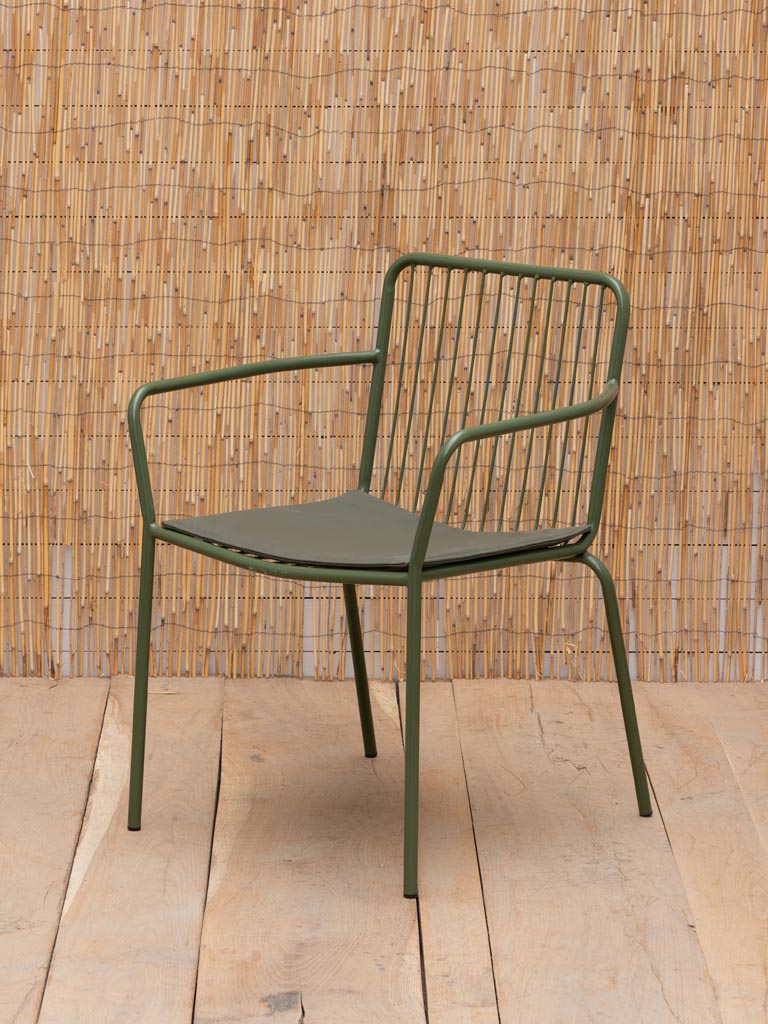 S/2 chaises vertes et table Tikka - 6