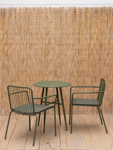 S/2 green chairs with table Tikka