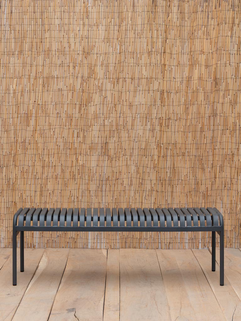 Long bench grey Raki - 1