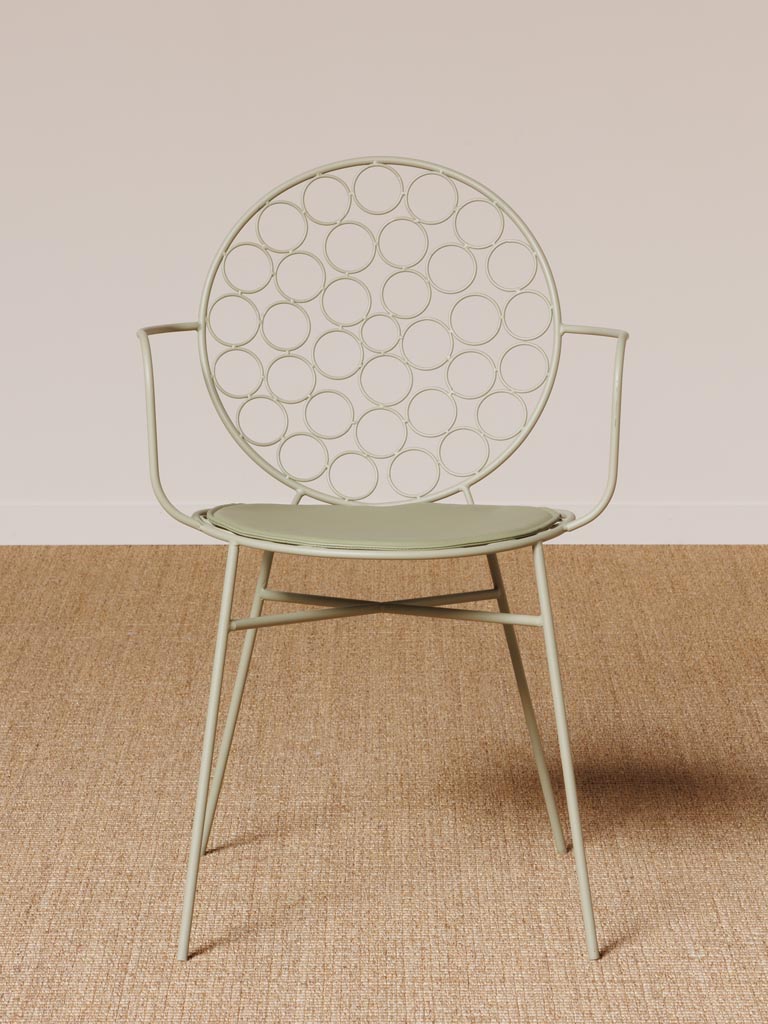 Chaise vert pastel Bubble - 5