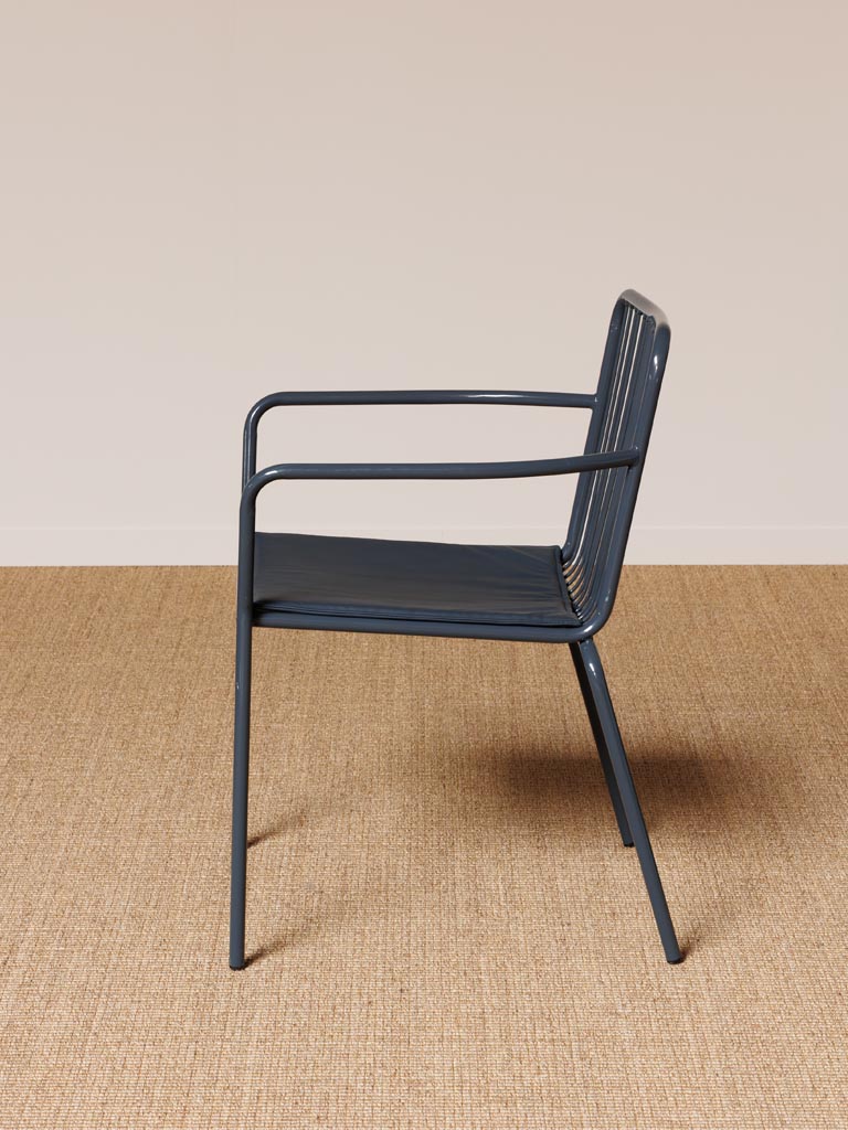 S/2 chaises bleues et table Tikka - 2