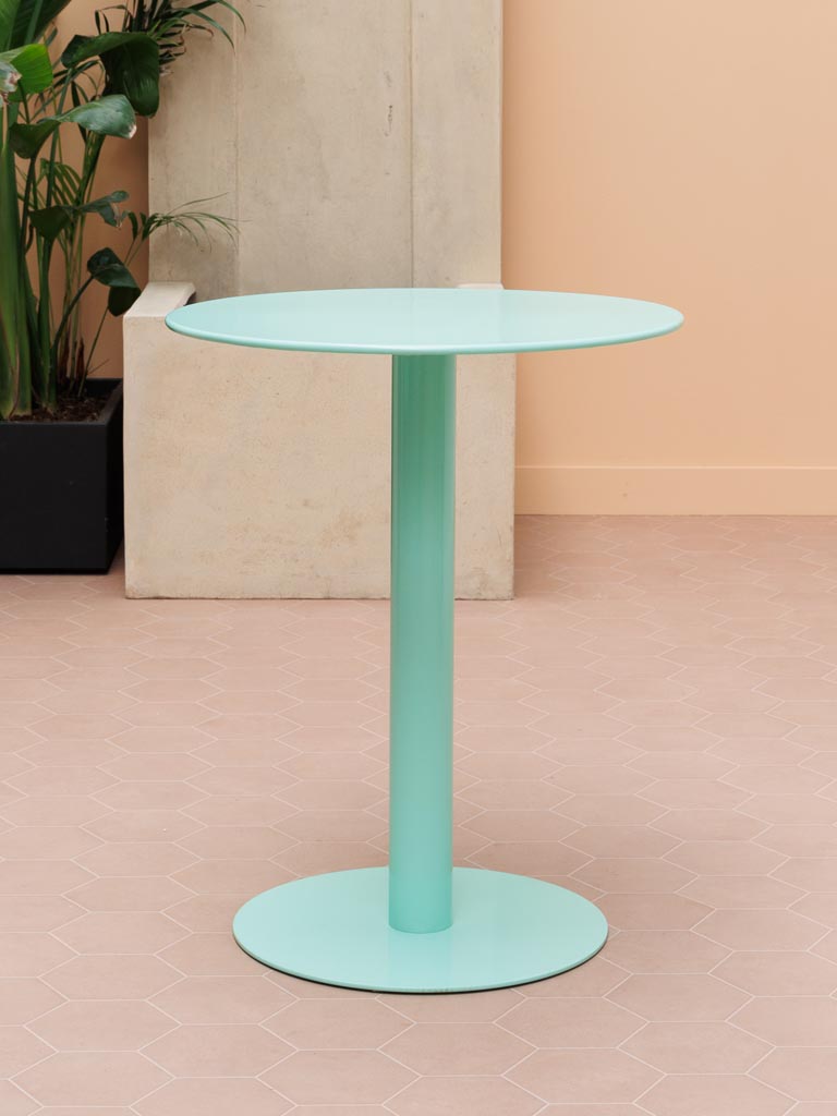 S/2 blue outdoor chairs and table Pop - 4