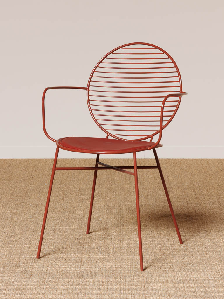 Chair red Klara - 1