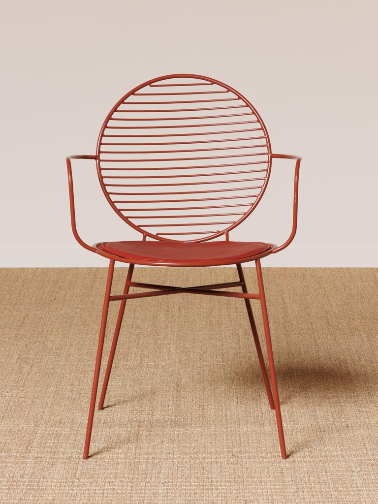 Chair red Klara - 3