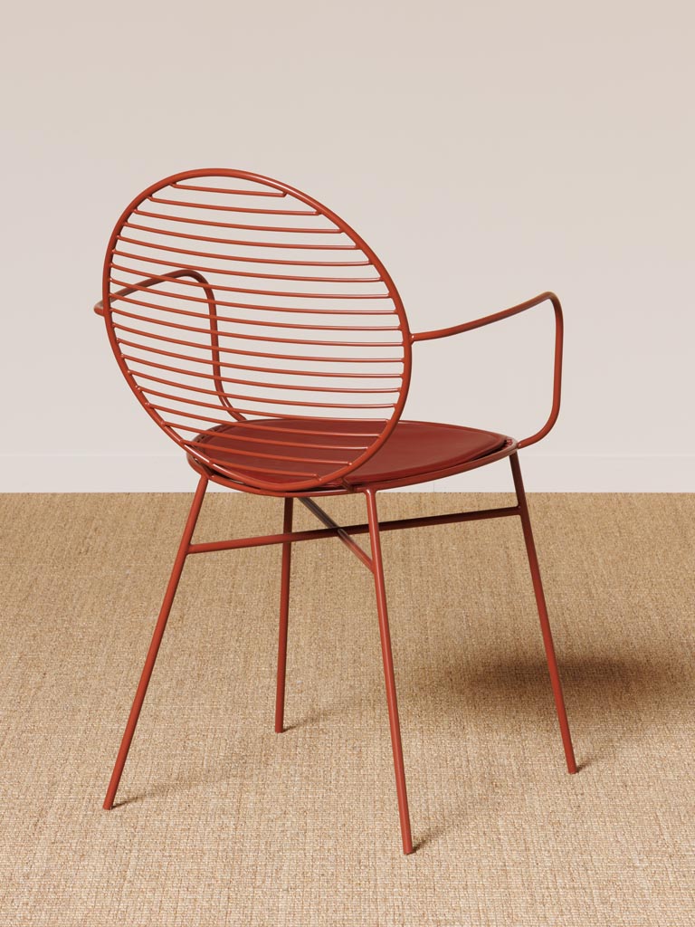 Chair red Klara - 4