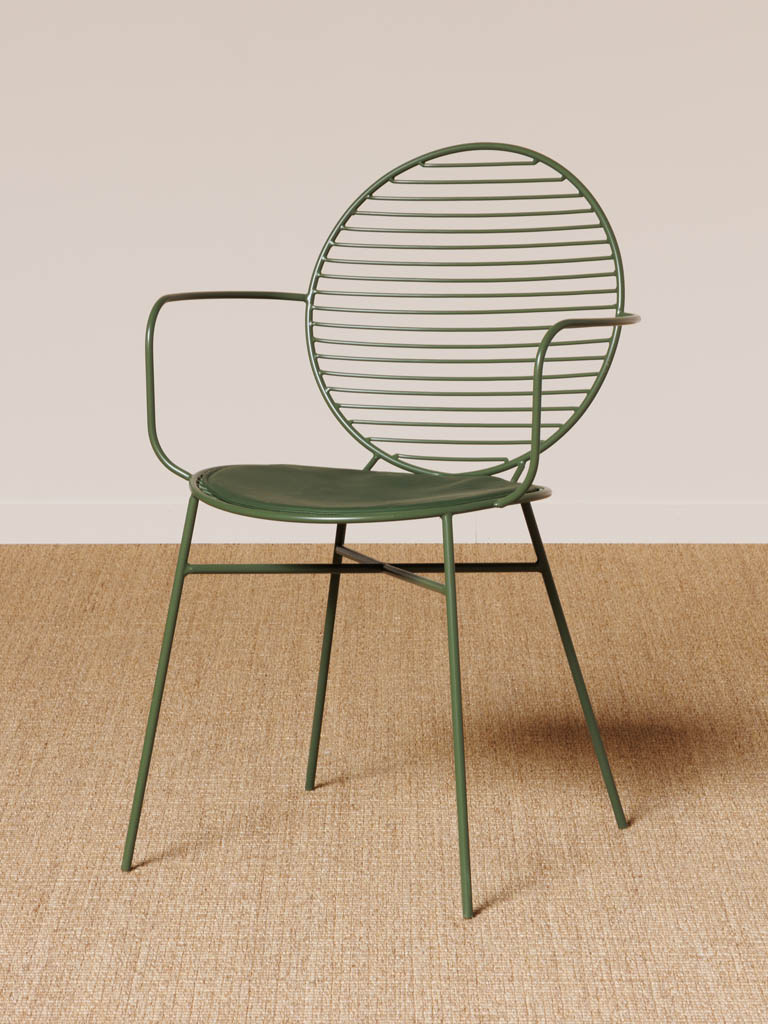 Chair green Klara - 1