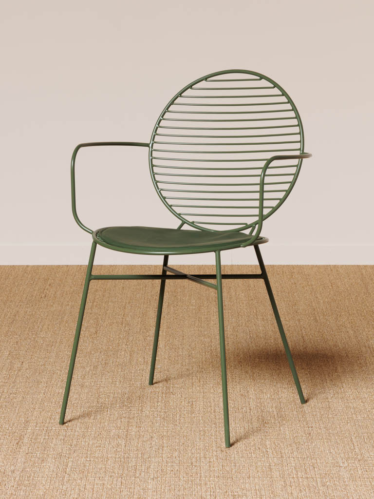 Chaise verte Klara - 1