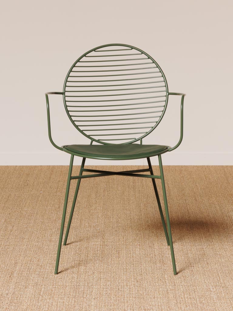 Chair green Klara - 3