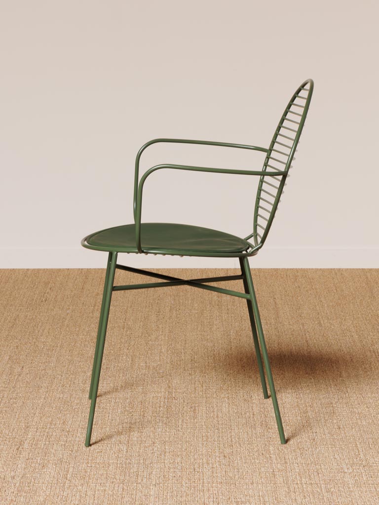 Chaise verte Klara - 5