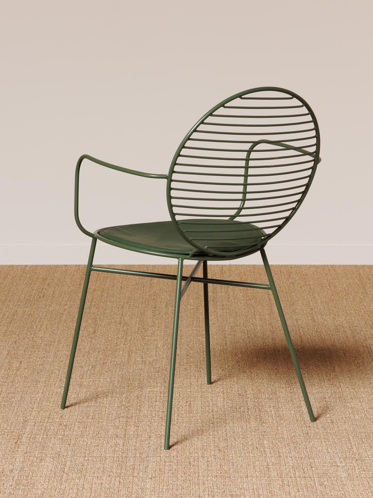 Chaise verte Klara - 4