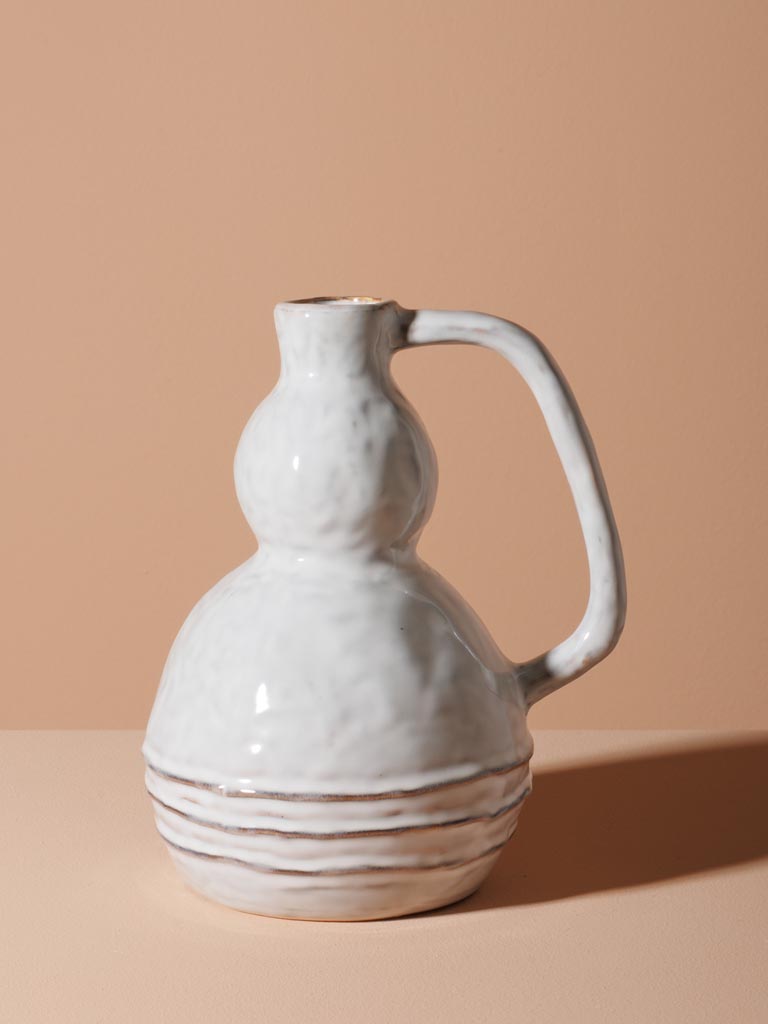 Light grey vase Deya - 5