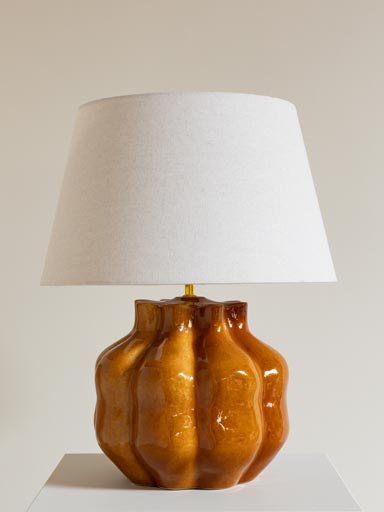 Orange table lamp Fleury