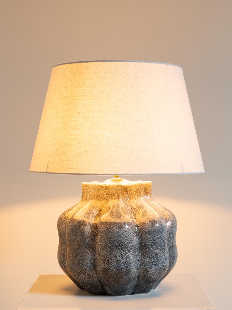 Grey table lamp Fleury - 3