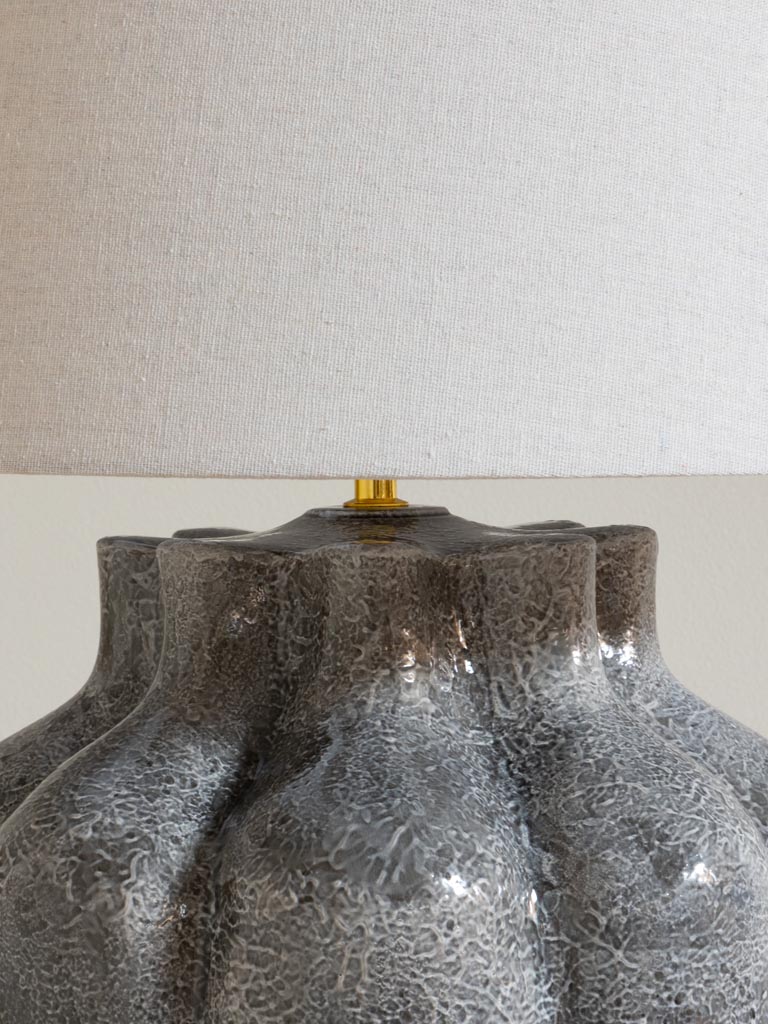 Grey table lamp Fleury - 4