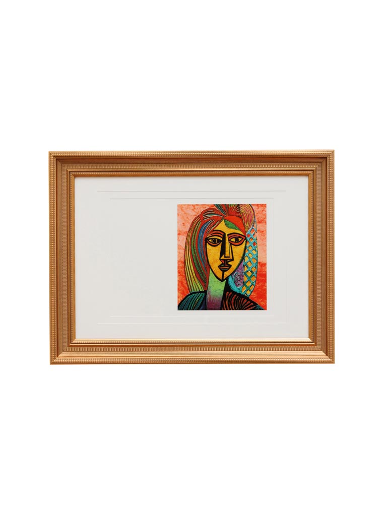 Frame with cusbist printing Divergent - 2