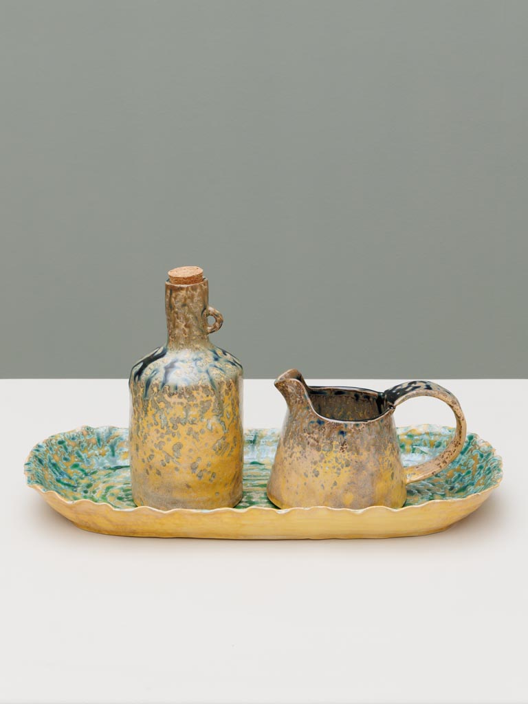 S/3 tray, oil and vinegar Intense - 1
