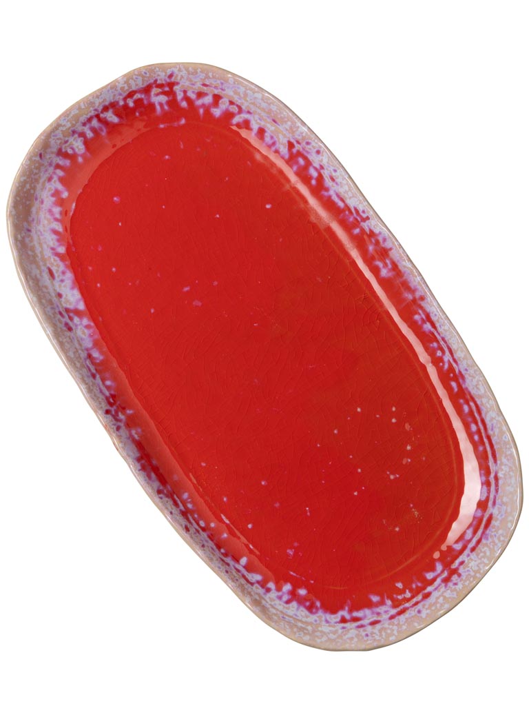 Plat oval Eclat de Lave - 2