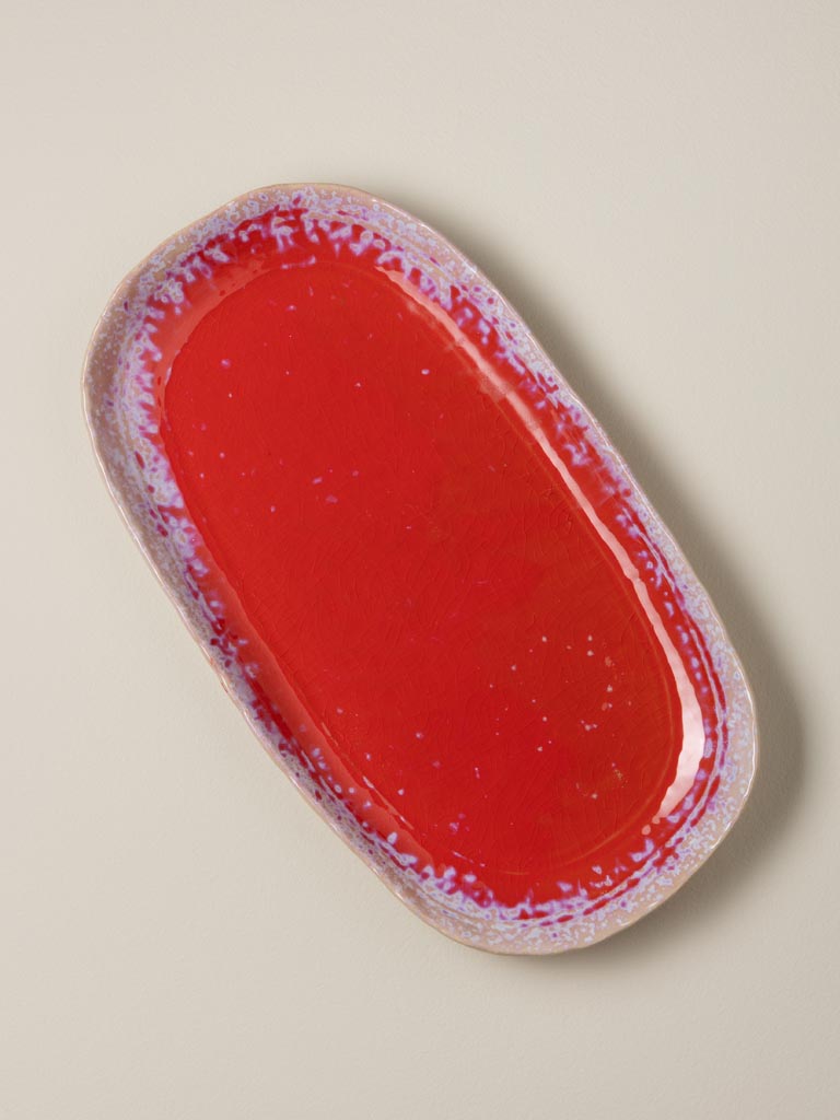 Plat oval Eclat de Lave - 1