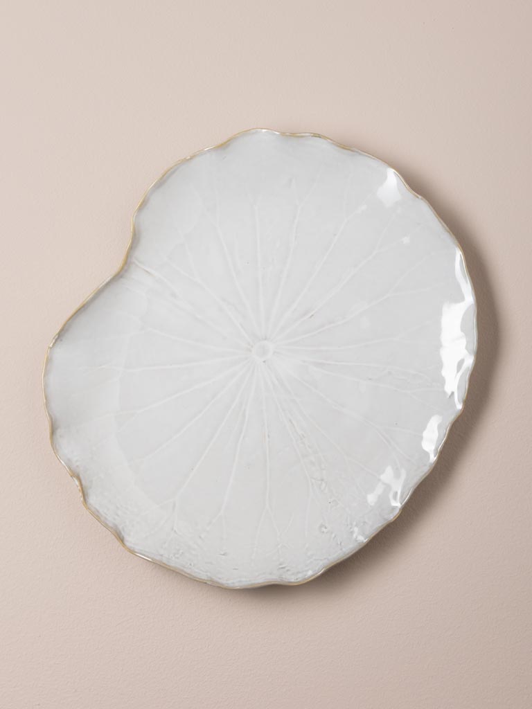 Assiette fleur de corail - 1