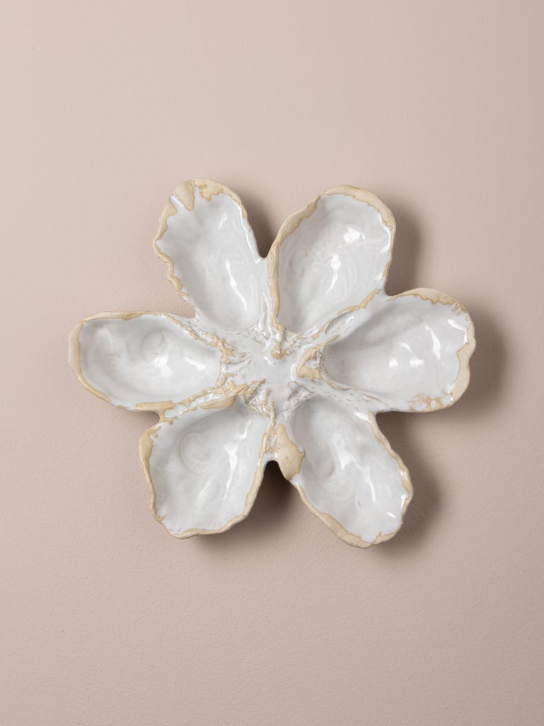 Assiette à huîtres Fleur Marine - 4