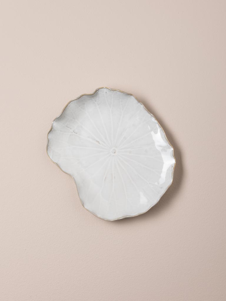 Petite assiette fleur de corail - 1