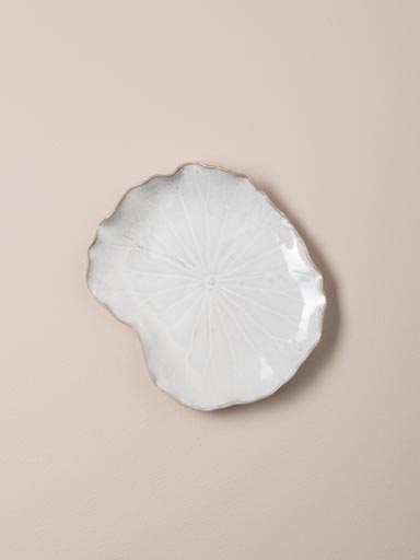 Petite assiette fleur de corail