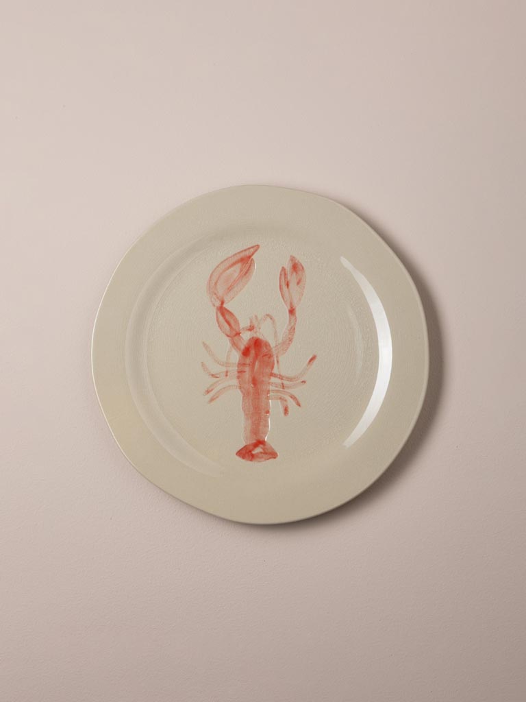 Assiette homard rouge 22cm - 1