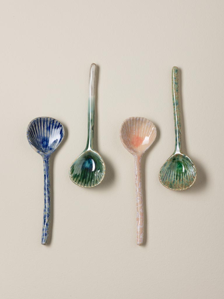 S/4 cuillères Coquillages - 1
