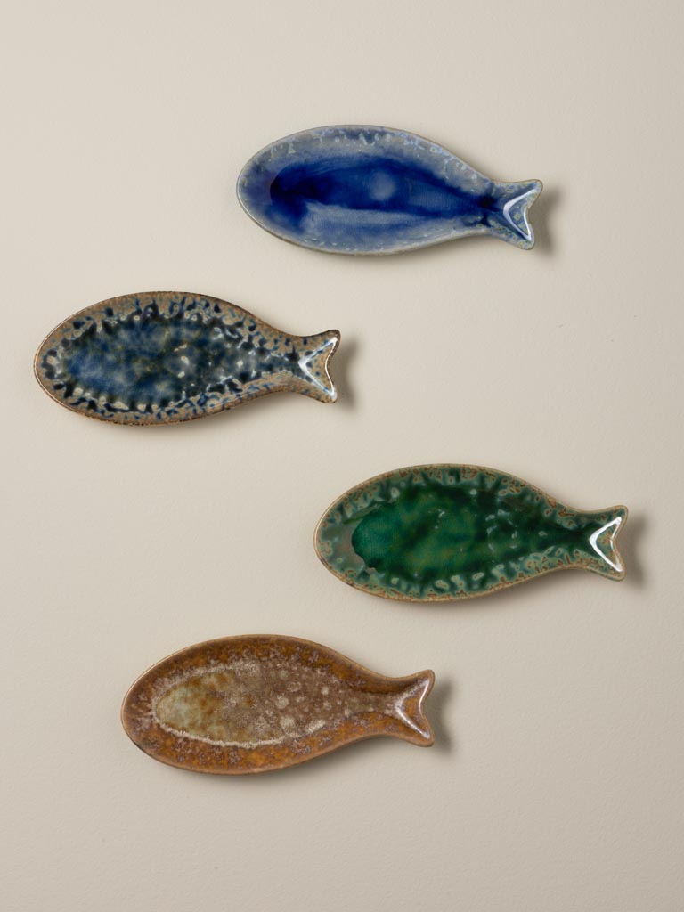S/4 assiettes Banc de Poissons - 1