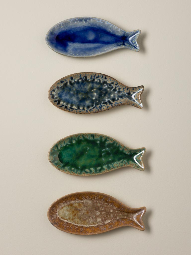 S/4 assiettes Banc de Poissons - 4